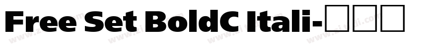 Free Set BoldC Itali字体转换